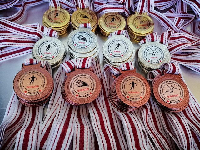 MADALYA Kişiye Özel Okul-Mezuniyet-Spor-Turnuva-Ödül Madalyası