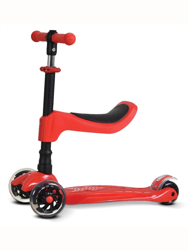 Babyhope FLT-199 Oturaklı Işıklı 3 Tekerlekli Scooter