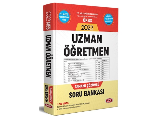 Data 2022 Uzman Öğretmenlik Soru Bankası