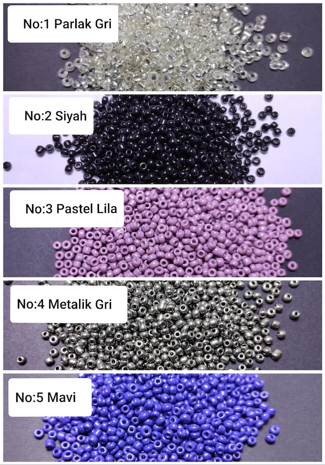 KİLOLUK cam dökme kum BONCUK 100 gram 3mm 3 mm