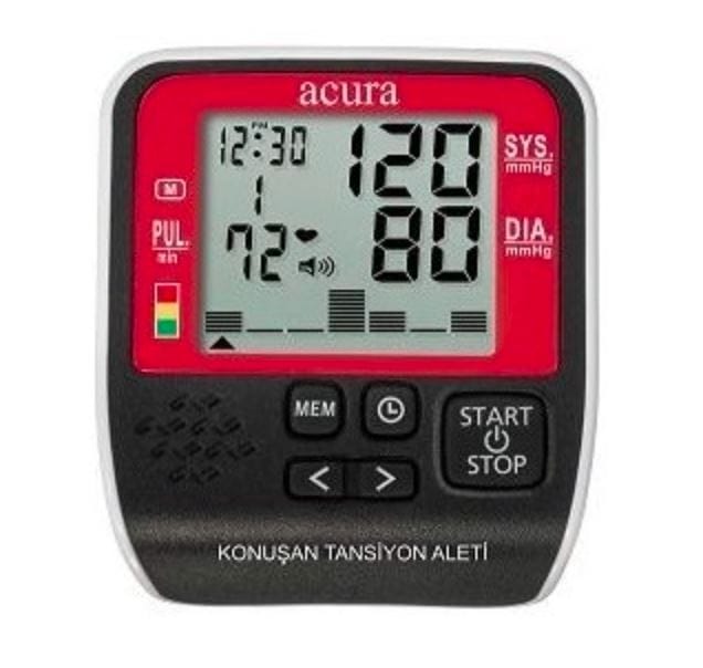 Acura AC-437 Tam Otomatik Bilekten Ölçer Konuşan Tansiyon Aleti