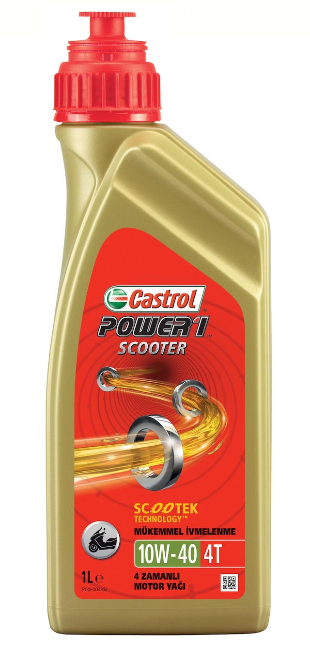 Castrol Power 1 Scooter 4t 10W-40 Motosiklet Yağı 1 L