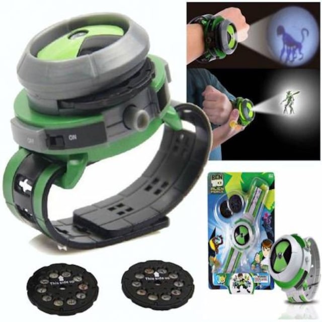 Ben 10 Projektör-projektor Oyuncak Saat Benten  Saat