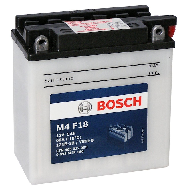 Bosch 5 Amper Motosiklet Aküsü M4f18 12n5-3b2yb5l-b