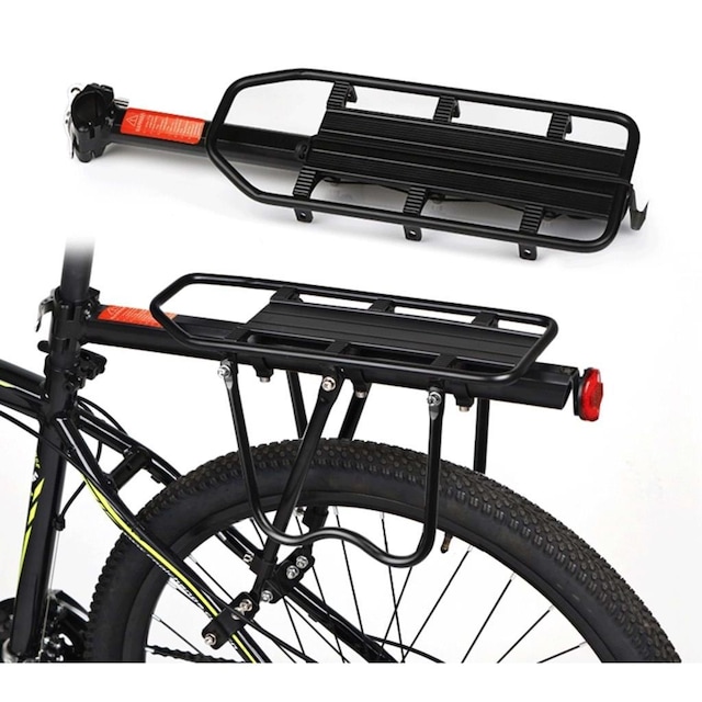 Alüminyum Bisiklet Arka Bagaj Siyah Kawei 26-29 Jant Uyumlu