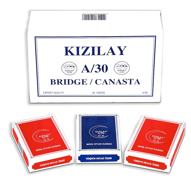 Angora Kızılay İskambil Oyun Kağıdı 12'Li Deste