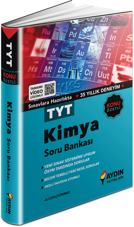 Aydın Yayınları TYT Kimya Soru Bankası 2022 Basım
