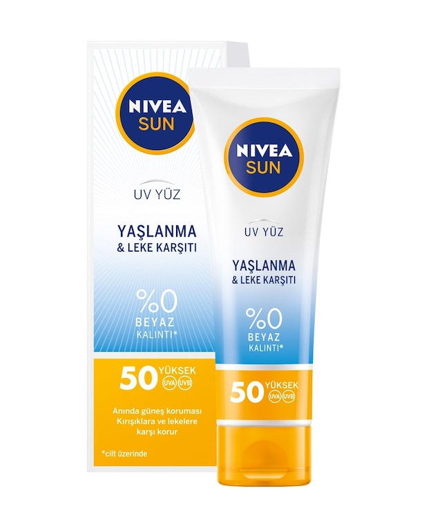 Nivea Sun Yaşlanma & Leke Karşıtı Yüz Güneş Kremi Spf 50 50 ML