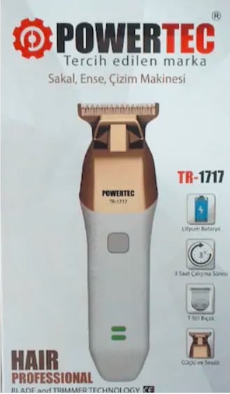Powertec TR 1717 Traş Makinesi