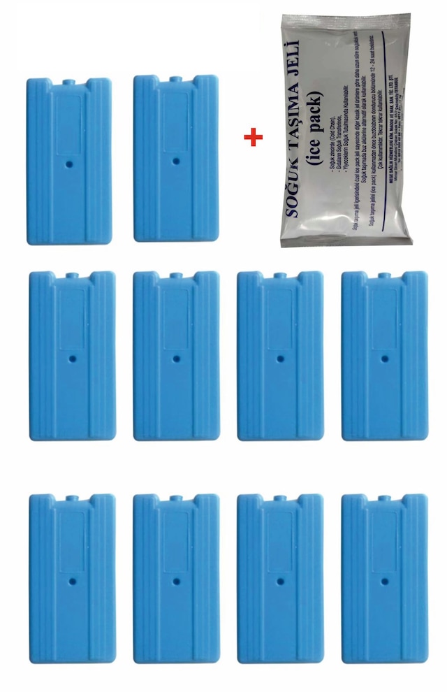 10 Adet Buz Aküsü - Buz Kasedi 360 Gr