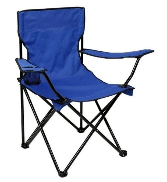 Evim Katlanabilir Kamp Sandalyesi Açık Mavi