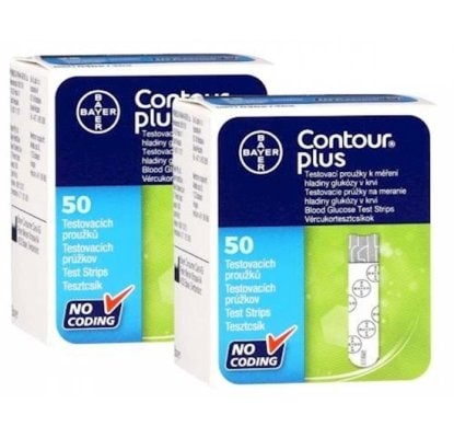 Contour Plus Kan Şekeri Ölçüm Stribi 2 Kutu 100 Adet