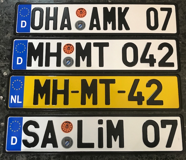 YABANCI PLAKA, ALMAN PLAKA, HEDİYELİK SÜS PLAKA, DEKOR PLAKA