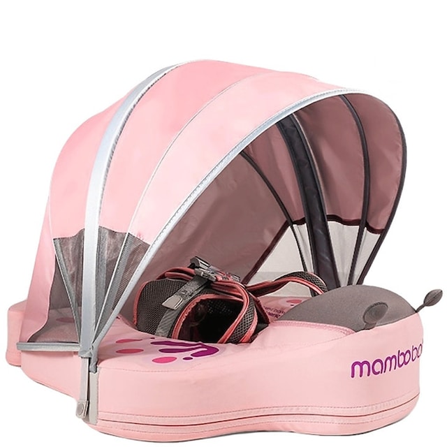 Mambobaby Emniyet Kemerli  Bebek  Yüzme Can Simidi  Pembe