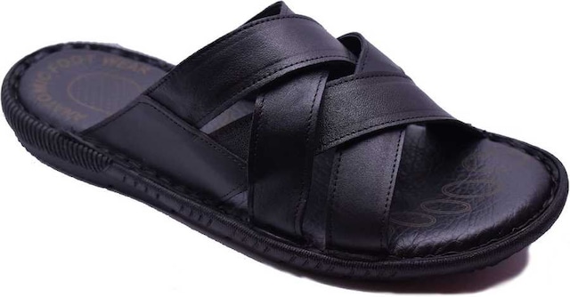 Ayakkabiburada 034 Günlük Hakiki Deri Erkek Terlik