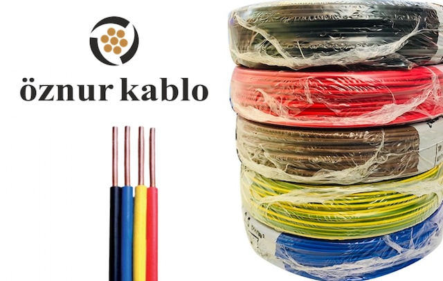 Öznur-Tümka NYA Kablo 1,5-2,5mm Tesiat Kablosu Renk Metre Seçeneğ