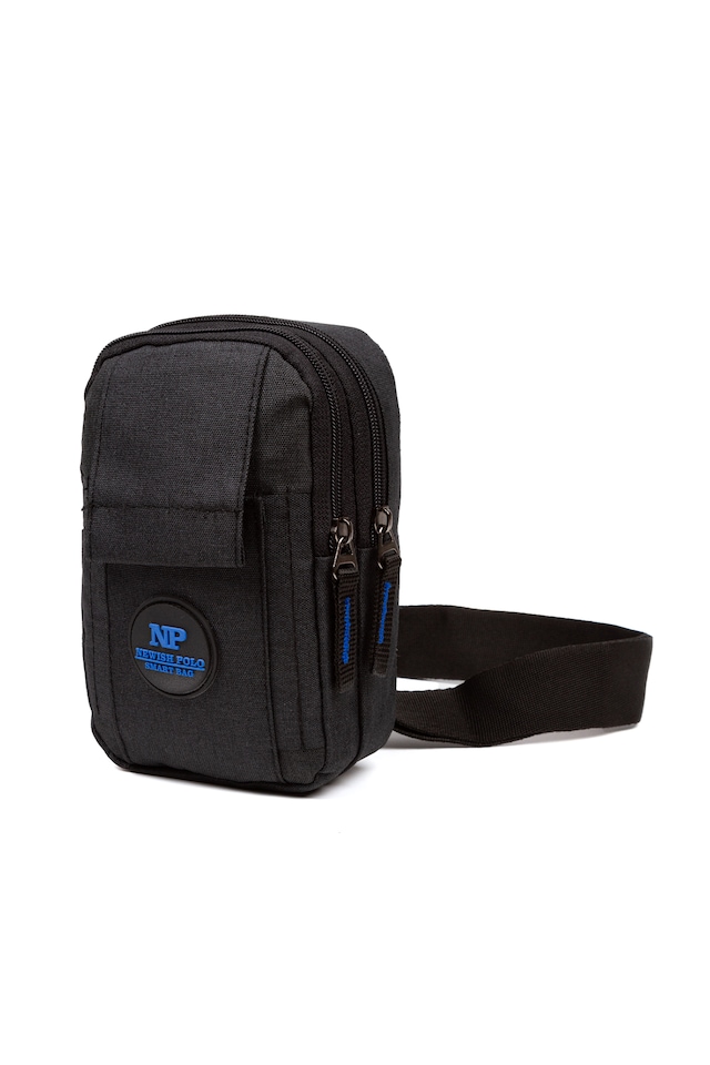 Kules Füme Mavi Çapraz Askı Telefon Çantası