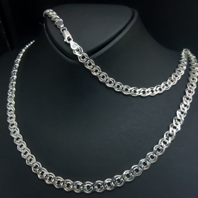 Gümüş Erkek zincir Kolye Nonna