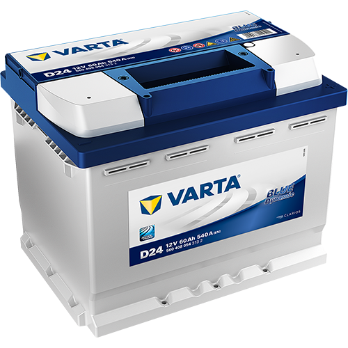Varta 12V 60 Ah D24 En Blue Dynamic  2022 ÜRETİM