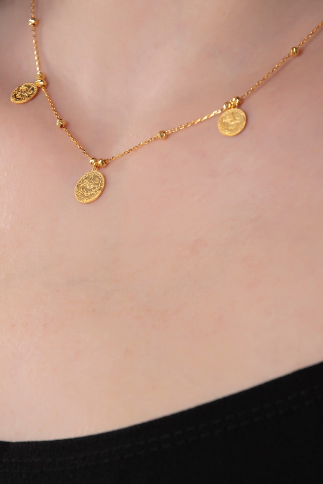 REŞAT SIRALI 14 AYAR ALTIN KOLYE