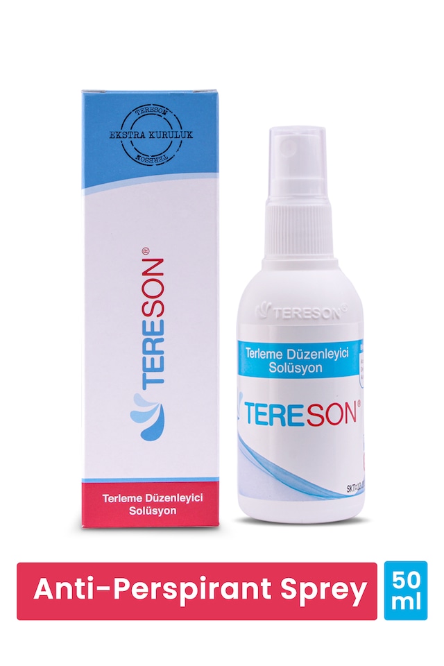Tereson El Ayak ve Koltuk Altı Terleme Önleyici Unisex Solüsyon Sprey 50 ML