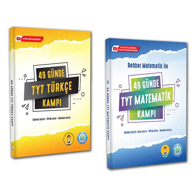 Rehber Matematik 49 Günde Tyt Matematik + Türkçe Kampı Set