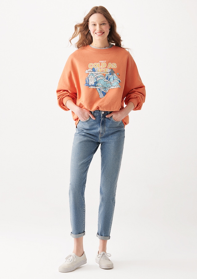 Mavi - Star Gölgeli Mavi Jean Pantolon 101077-34900