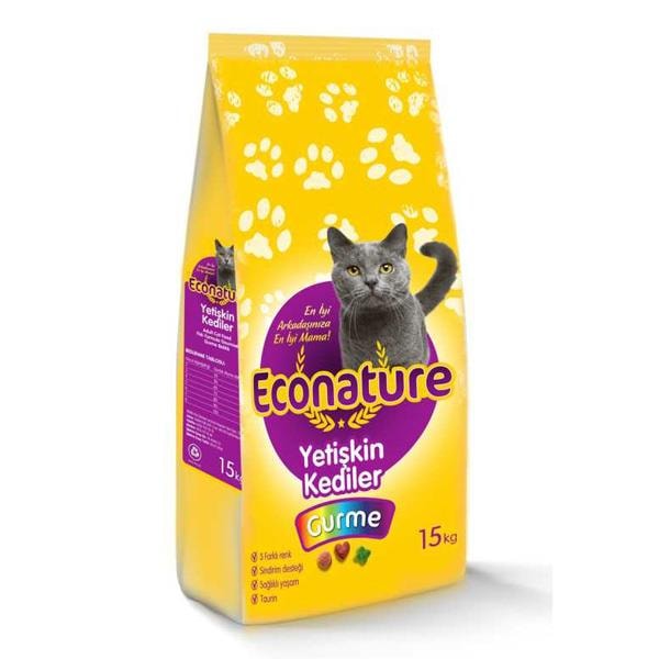 Econature Gurme Yetişkin Kedi Maması 15 KG
