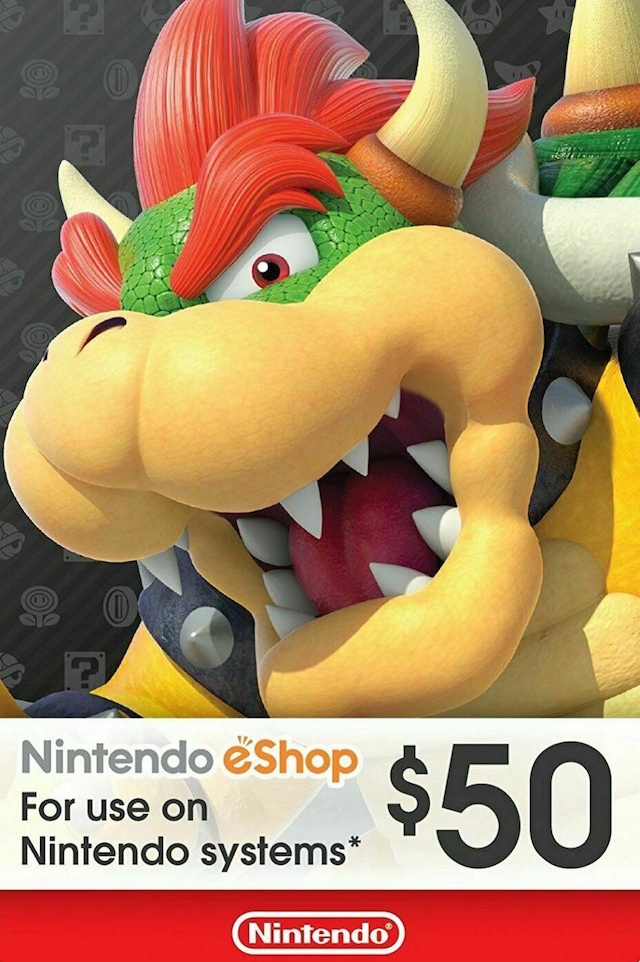 Nintendo eShop Card 50 USD Nintendo Gift Card 50 USD