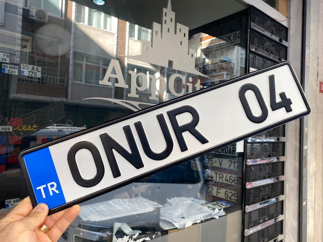 AppCity DEKOR PLAKA, YAZI DEKOR PLAKA, İSME ÖZEL PLAKA, GALERİ