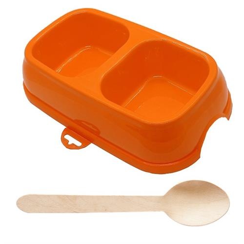 Homecare Twin Kedi Köpek Mama Su Kabı Karıştırma Kaşığı Set 7150