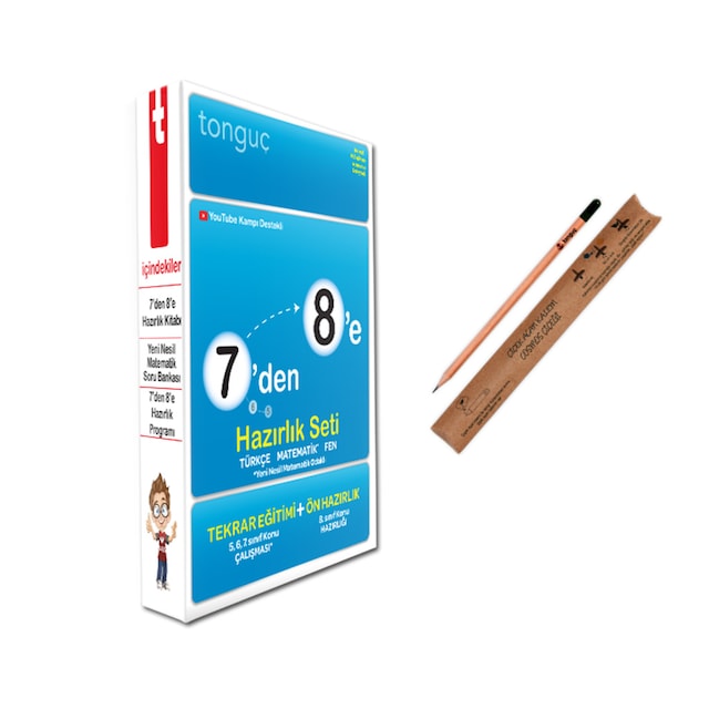 Tonguç Akademi 8. Sınıf 7 den 8 e Hazırlık Seti 2 Kitap