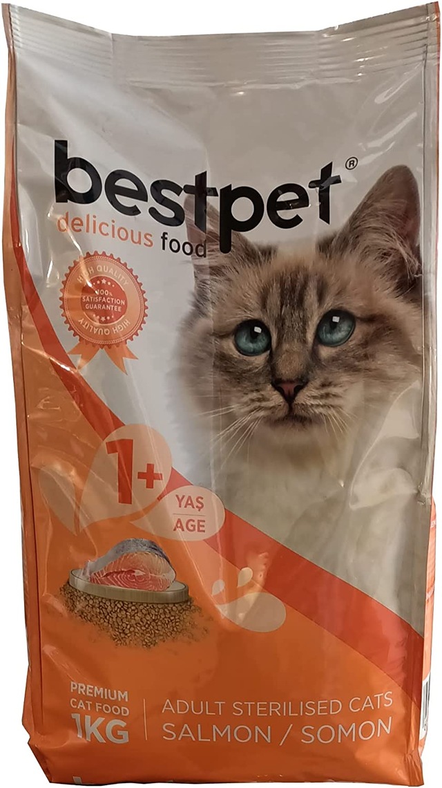 Somonlu Kısırlaştırılmış Kedi Maması 1 Kg