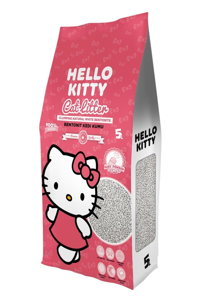 Hello Kıtty 5 Litre Kokulu - Kokusuz Kedi Kumu Çeşitleri