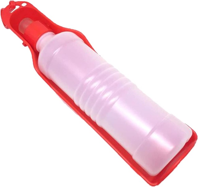 Taşınabilir Evcil Hayvan Seyahat Suluğu 500 mL Kırmızı