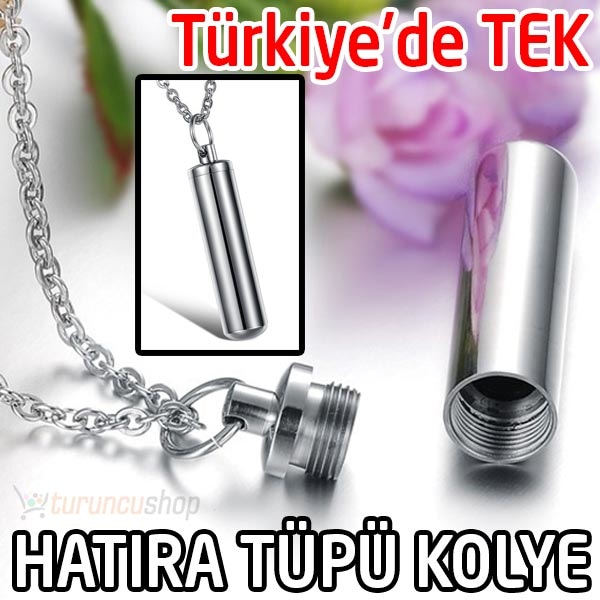 HATIRA TÜPÜ KOLYE İLAÇ KUTUSU CEVŞEN KUTUSU 316L TİTANYUM ÇELİK