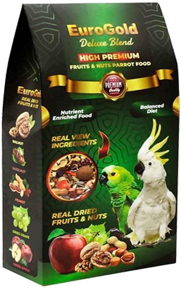 EuroGold  Blend Fruits&Nuts Meyveli ve Kuruyemişli Papağan Yemi 6