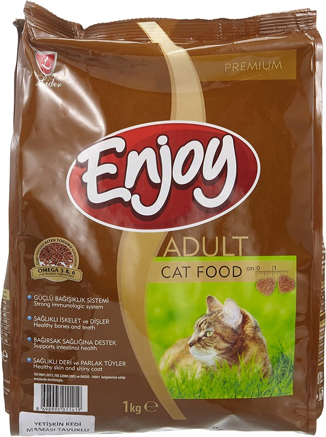 1 KG Yetişkin Kedi Maması, Tavuklu, Kuru Mama