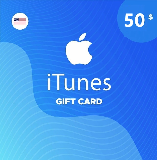 iTunes Apple Store 50 USD Gift Card
