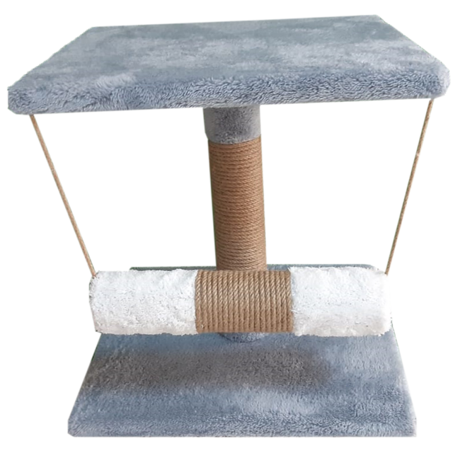 Kedi Tırmalama Ve Oyun Alanı Gri