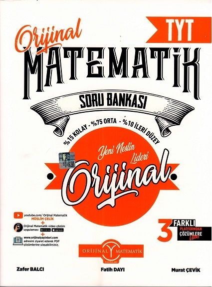 Orijinal Yayınları Tyt Orijinal Matematik Soru Bankası 2023