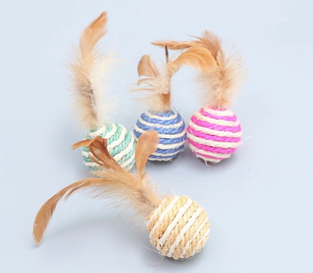 Kedi Köpek Tüylü Oyun Topu