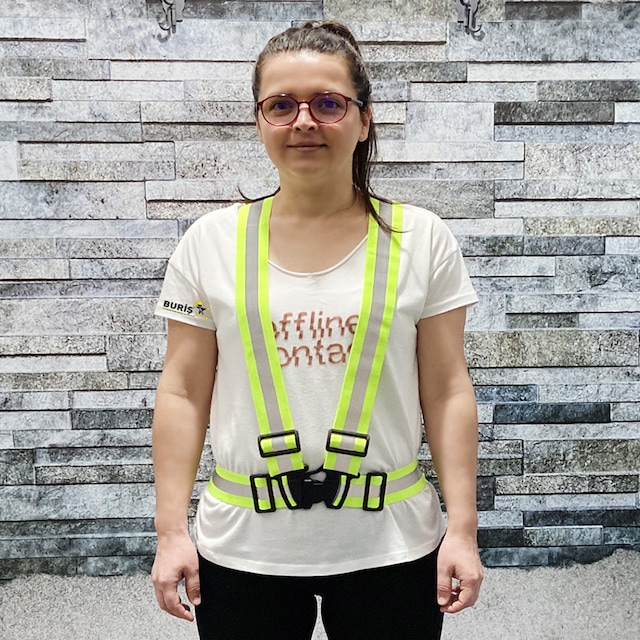 Reflektörlü Scooter Bisiklet ve Motosiklet Pratik İkaz Yeleği