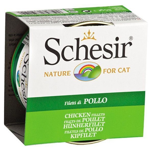 Schesir Jel İçinde Tavuk Etli Konserve Kedi Mamasi 85 Gr