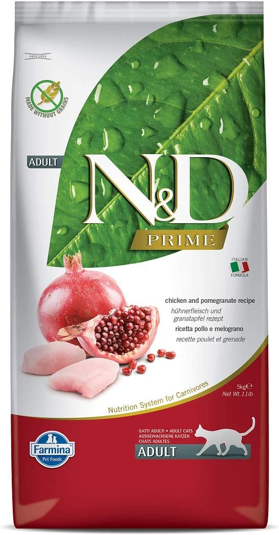N&D Prime Kuru Kedi Maması, Tahılsız, Tavuk ve Narlı, Yetişkin, 5