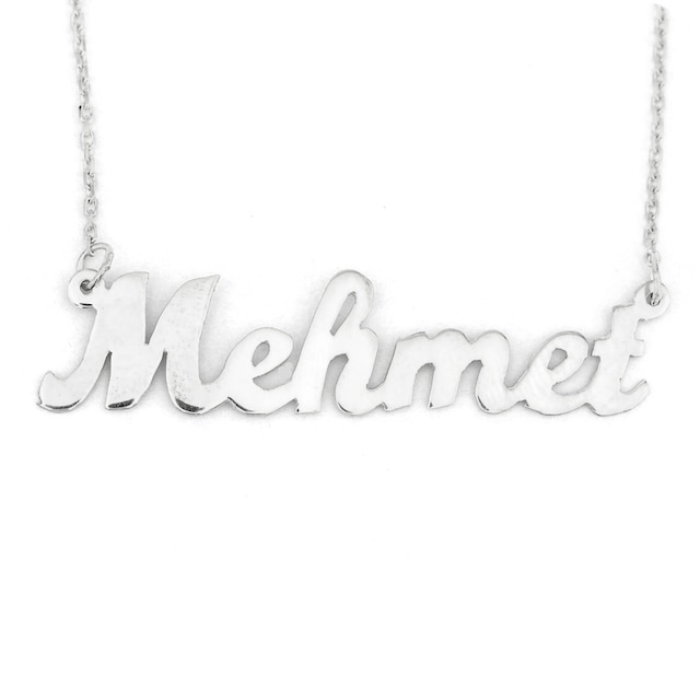 925 Ayar İsimli Gümüş Kolye