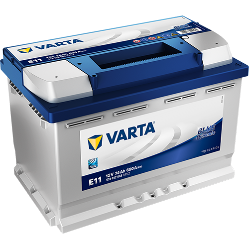 Varta 12V 74 Ah E11 Blue Dynamic   2022 ÜRETİM