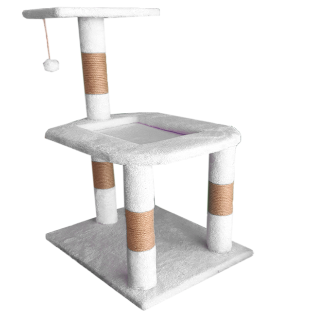 Kedi Yatağı Ve Oyun Alanı Beyaz