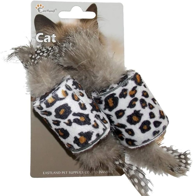 Peluş Oyuncak Tüylü Leopar 2Li - 4.6Cm