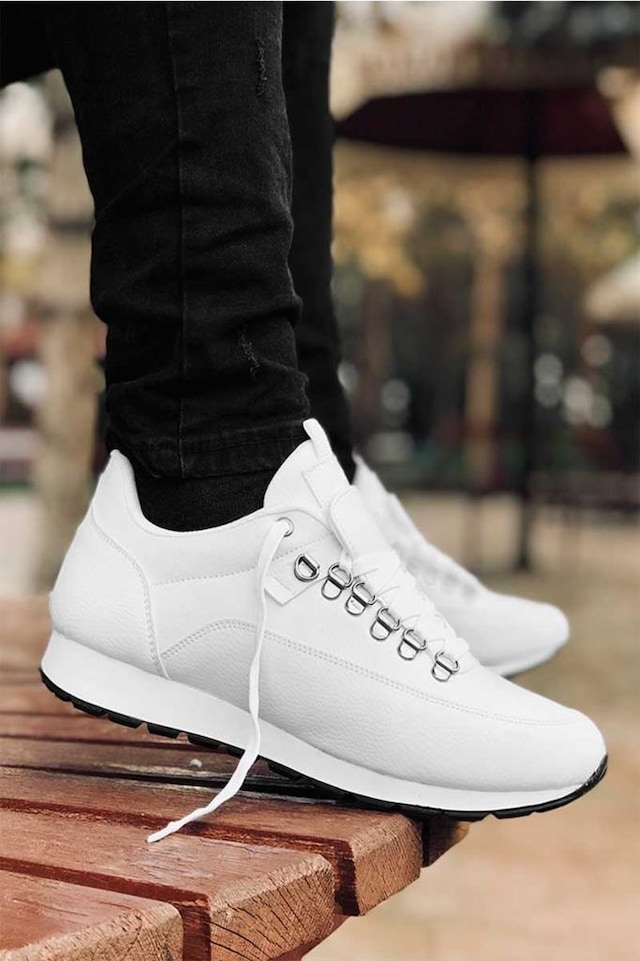 ERKEK BEYAZ GÜNLÜK SPOR AYAKKABI